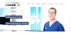 Desktop Screenshot of dr-kiefner.de