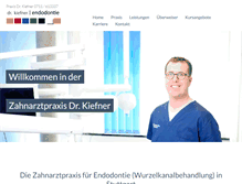 Tablet Screenshot of dr-kiefner.de